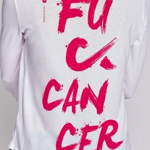 FIGS F*CK cancer long sleeved tee